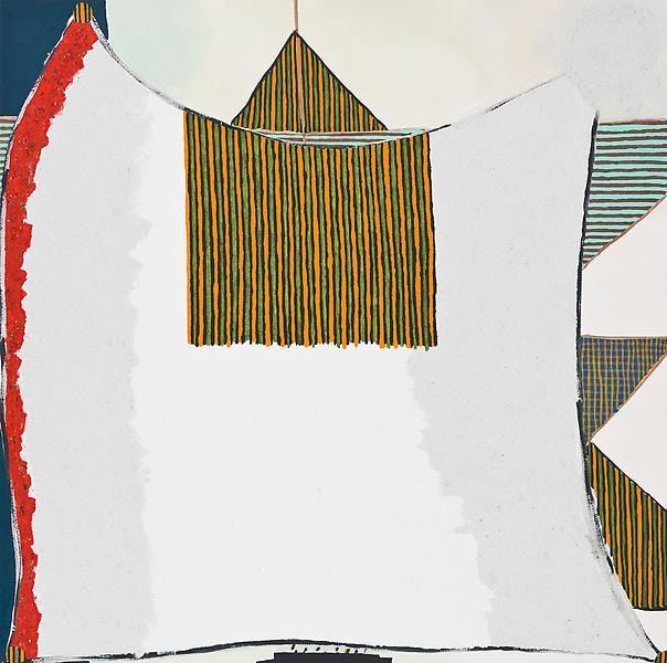 ALLISON MILLER, &quot;Sail,&quot; 2011, Oil, acrylic, dirt and gesso on canvas, 48 x 48 inches, 121.9 x 121.9 cm, A/Y#20246