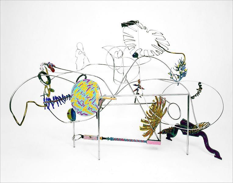 Nancy Graves, &quot;Grande Nature Morte,&quot; 1987, Bronze, stainless steel, polychrome patina and baked enamel, 58 x 98 x 81 1/2 inches, 147.3 x 248.9 x 207 cm, A/Y# 10752