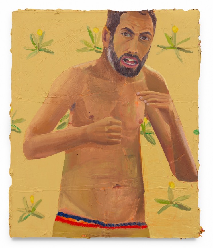 Monkey, 2024, Oil on canvas, 29 1/4 x 25 inches, 74.3 x 63.5 cm, MMG#37654