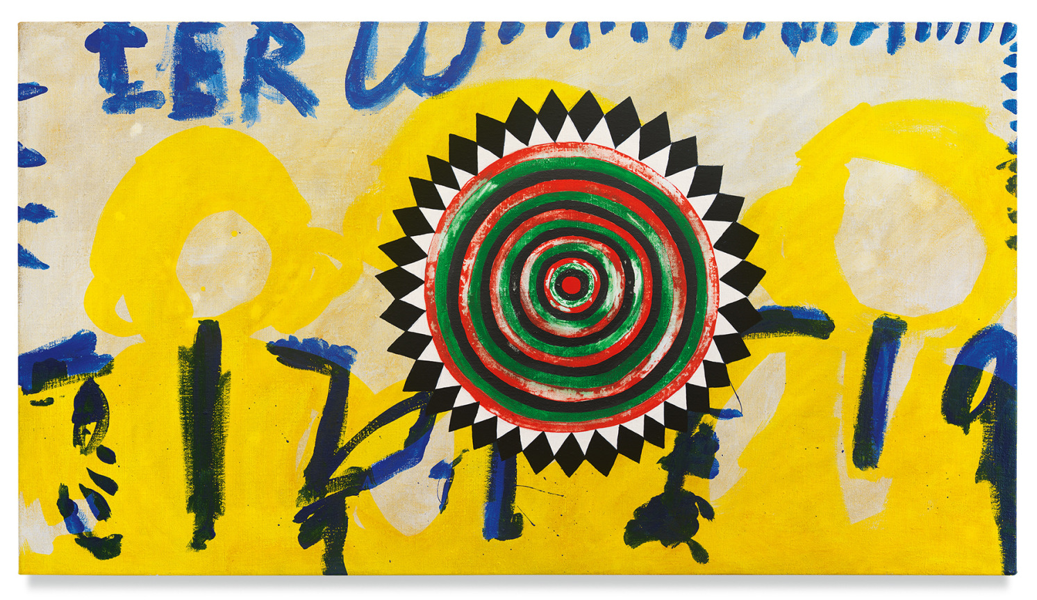 untitled #1112, 2018, Acrylic on linen, 22 x 40 inches, 55.9 x 101.6 cm,&nbsp;MMG#31866