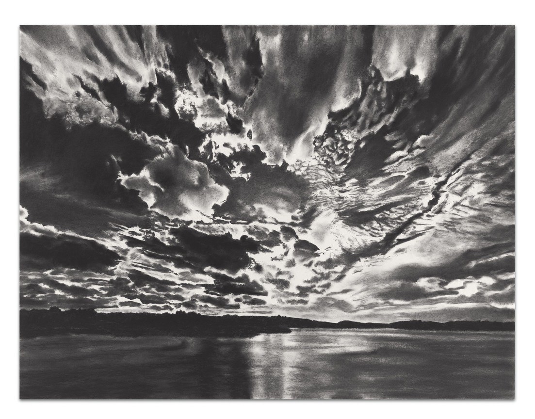 April Gornik, Gloria Mundi, 2019, Charcoal on paper, 37 1/2 x 50 inches, 95.3 x 127 cm,&nbsp;MMG#31977