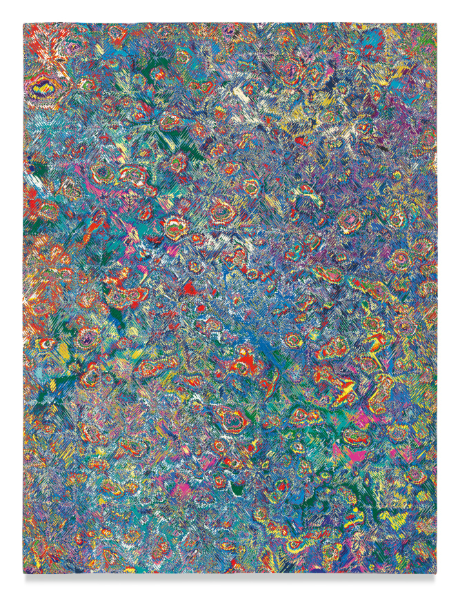 Untitled # 13, 2017, Acrylic on wood panel, 40 x 30 inches, 101.6 x 76.2 cm, MMG#29313