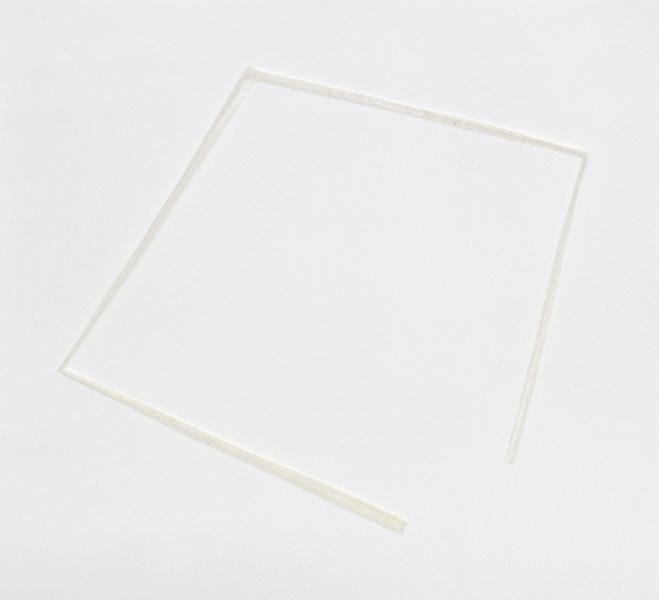Untitled, 2014, Cotton cloth on paper, 17 x 17 inches, 43.2 x 43.2 cm, A/Y#22062