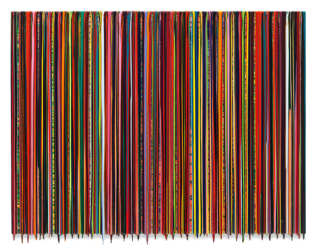 FALLUPINNOCENCE, 2020, Epoxy resin and pigments on wood, 36 x 48 inches, 91.4 x 121.9 cm, MMG#32905