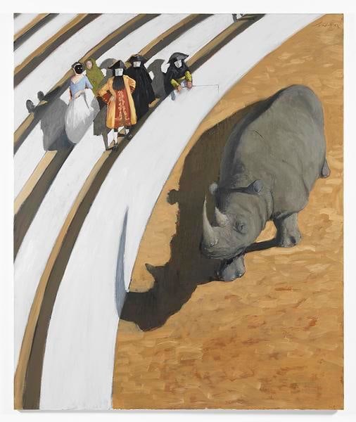 Dreaming in Longhi, 2015, Oil on canvas, 72 x 60 1/8 inches, 182.9 x 152.7 cm, AMY#22511