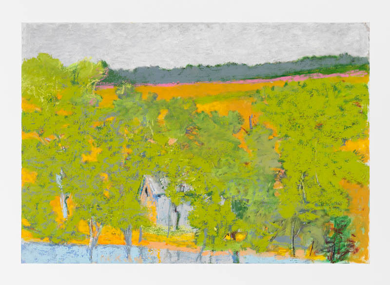 Sauna Cabin, 2014, Oil on Canvas, 36 x 52 inches, 91.4 x 132.1 cm, AMY#22315