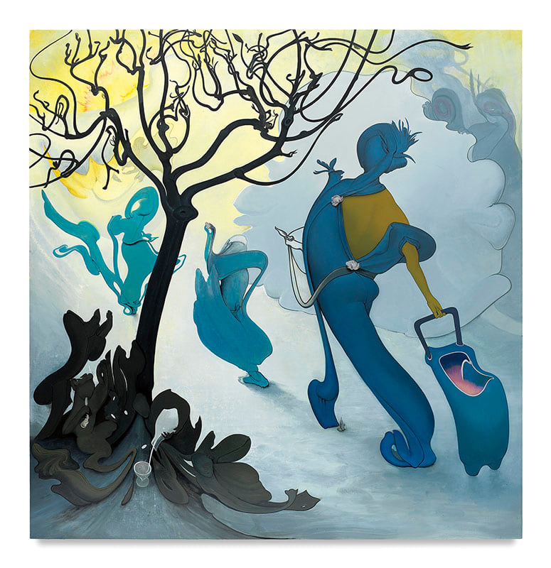 Treasure Hunt, 2017,&nbsp;Enamel on canvas,&nbsp;60 x 58 inches,&nbsp;152.4 x 147.3 cm,&nbsp;MMG#29630