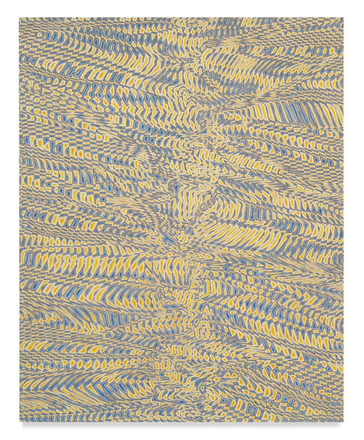 Chloasmia, 2022, Colored pencil on prepared linen, 75 x 60 inches, 190.5 x 152.4 cm, MMG#34029