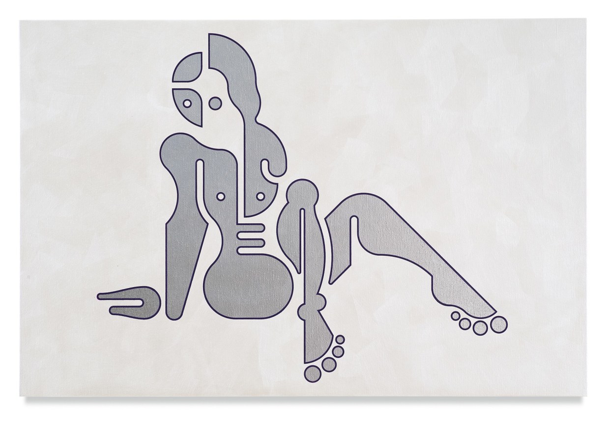 Mindscape 14, 2019,&nbsp;Acrylic and metal leaf on linen,&nbsp;24 x 36 inches,&nbsp;61 x 91.4 cm,&nbsp;MMG#31650