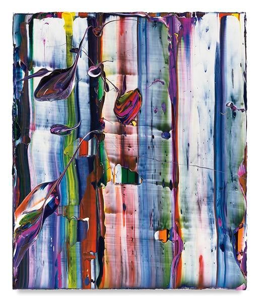 Free Float, 2017, Acrylic on linen, 26 x 22 inches, 66 x 55.9 cm, AMY#29055