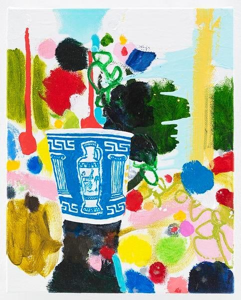 Thank you, 2016, Oil on canvas, 10 x 8 inches, 25.4 x 20.3 cm