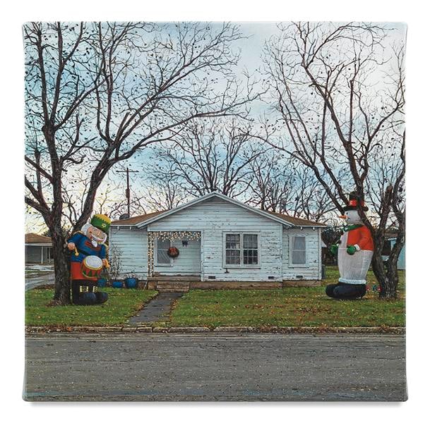 Yard Inflatables, 2016, Acrylic on canvas, 6 x 6 inches, 15.2 x 15.2 cm, AMY#28868