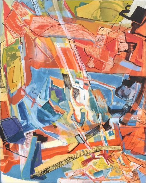 Iva Gueorguieva, Head Diver, 2014, Mixed media, 20 x 16 inches, 50.8 x 40.6 cm, A/Y#21944