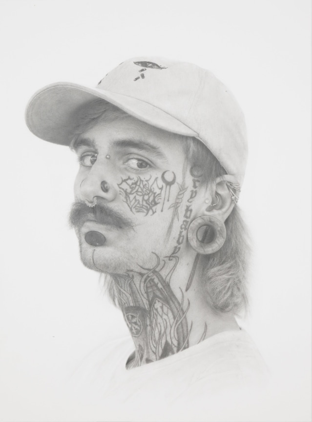 Cry Baby, 2019, Graphite on paper, 24 x 18 inches, 61 x 45.7 cm, MMG#30767