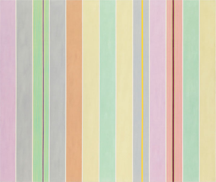 &quot;Peeping Wall II,&quot; 1961, Magna on canvas, 95 x 109 1/4 inches, 241.3 x 277.5 cm, A/Y#19542