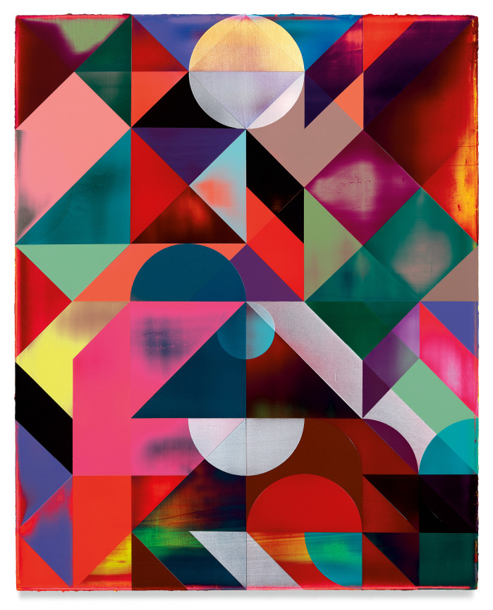 Spacehopper, 2022, Acrylic on linen, 59 x 47 1/4 inches, 150 x 120 cm, MMG#34843