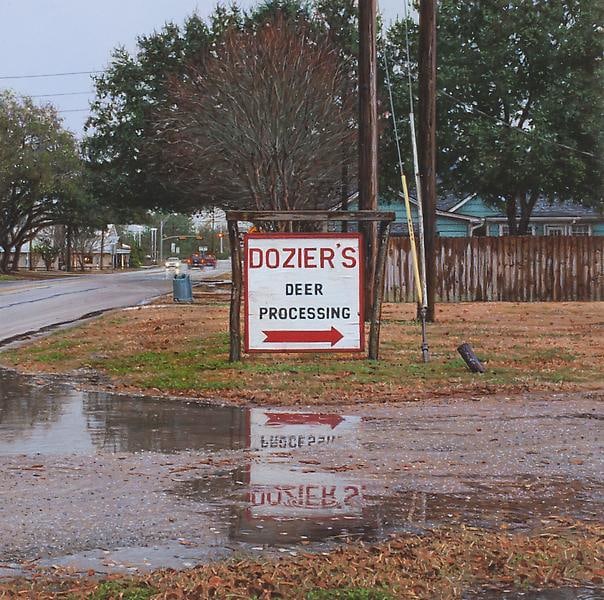 Dozier&#039;s, 2011, Acrylic on panel, 6 x 6 inches, 15.2 x 15.2 cm, A/Y#20058