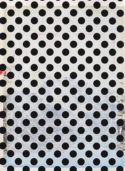 Untitled, 2014, Acrylic and UV cured ink on paper, 29 3/4 x 21 3/4 inches, 75.6 x 55.2 cm, A/Y#21428