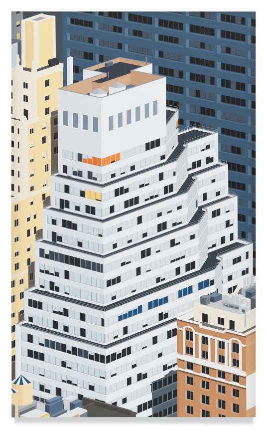 Manhattan, 2019,&nbsp;Acrylic on dibond,&nbsp;39&nbsp; x 23 5/8 inches,&nbsp;99.1 x 60 cm,&nbsp;MMG#31505