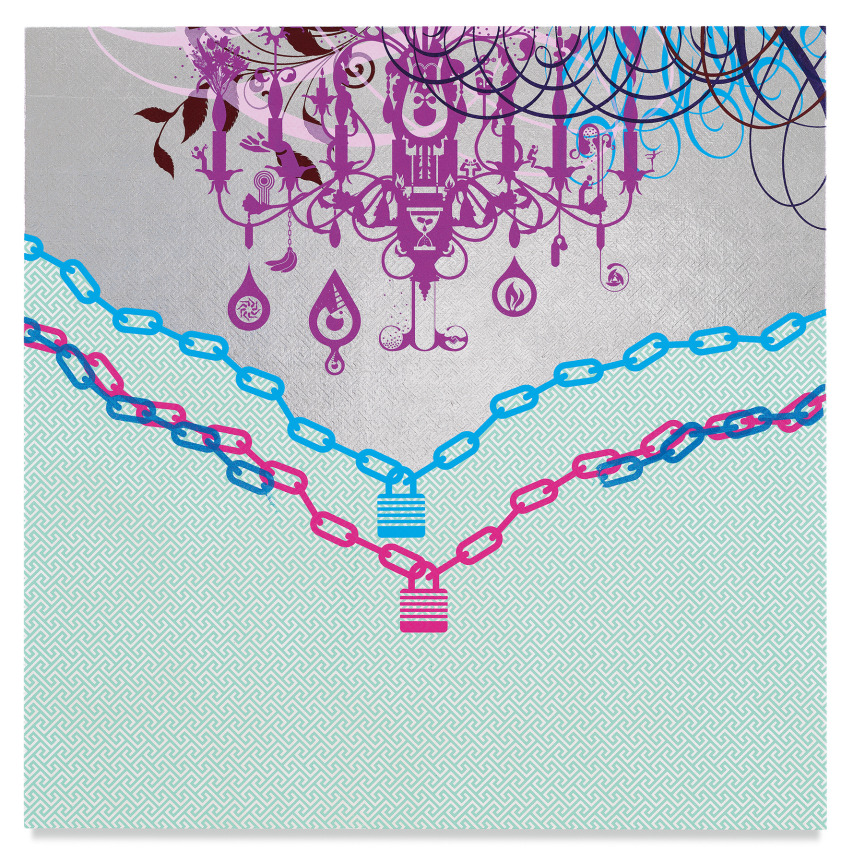 Mindscape 61, 2019,&nbsp;Acrylic and metal leaf on linen,&nbsp;36 x 36 inches,&nbsp;91.4 x 91.4 cm,&nbsp;MMG#31697