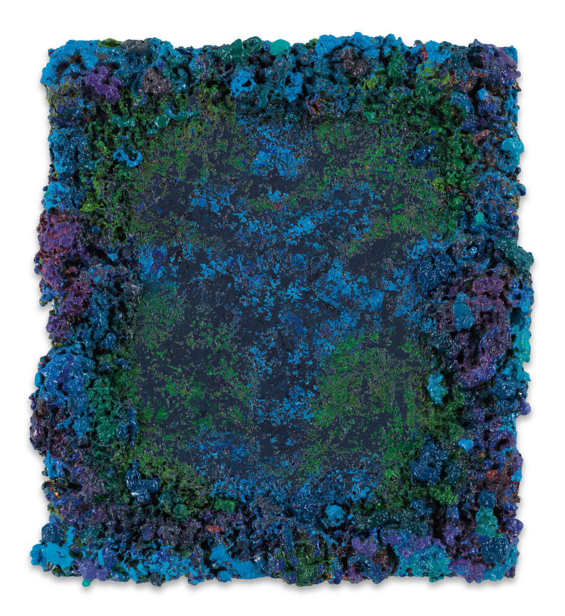 DeepDrippings (HissOvian Version), 2020, Oil on board, 12 1/4 x 10 1/2 inches, 31.1 x 26.7 cm,&nbsp;MMG#31972