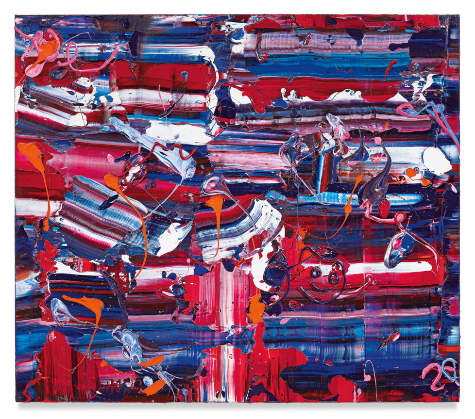 Space Divider, 2019, Acrylic on linen, 40 x 46 inches, 101.6 x 116.8 cm, MMG#31555