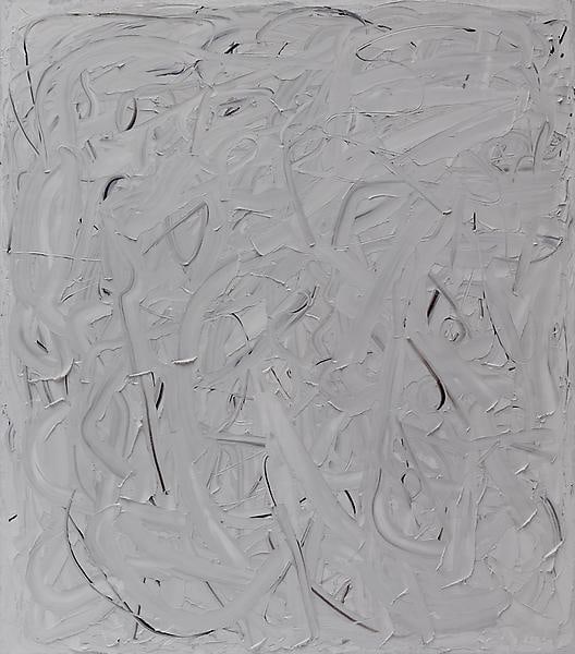 &quot;Curve Grey,&quot; 2012, Oil on linen, 80 x 70 inches, 203.2 x 177.8 cm, A/Y#20565