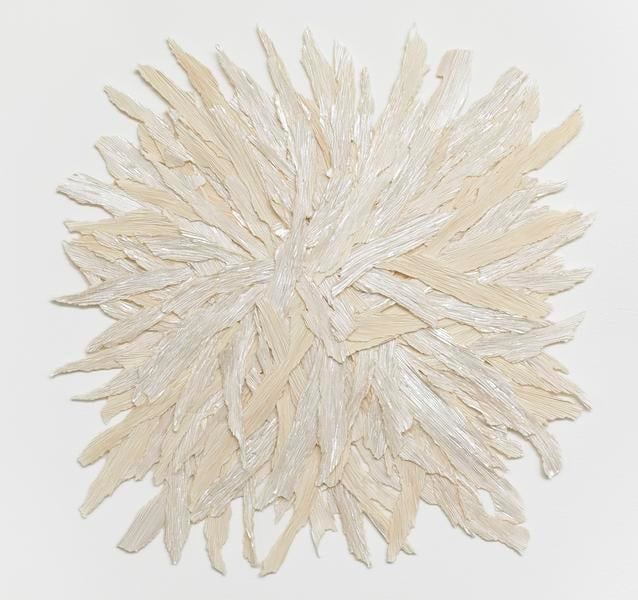 Untitled, 2014, Paper and iridescent medium on paper, 70 x 70 inches, 177.8 x 177.8 cm, A/Y#22071