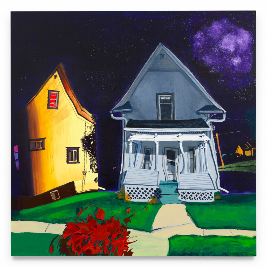 You don&rsquo;t find that offensive? You don&rsquo;t find that sexist? &mdash;Bobbi Flekman, This is Spinal Tap (1984), 2024, Acrylic and glitter on canvas, 48 x 48 inches, 121.9 x 121.9 cm, MMG#37824