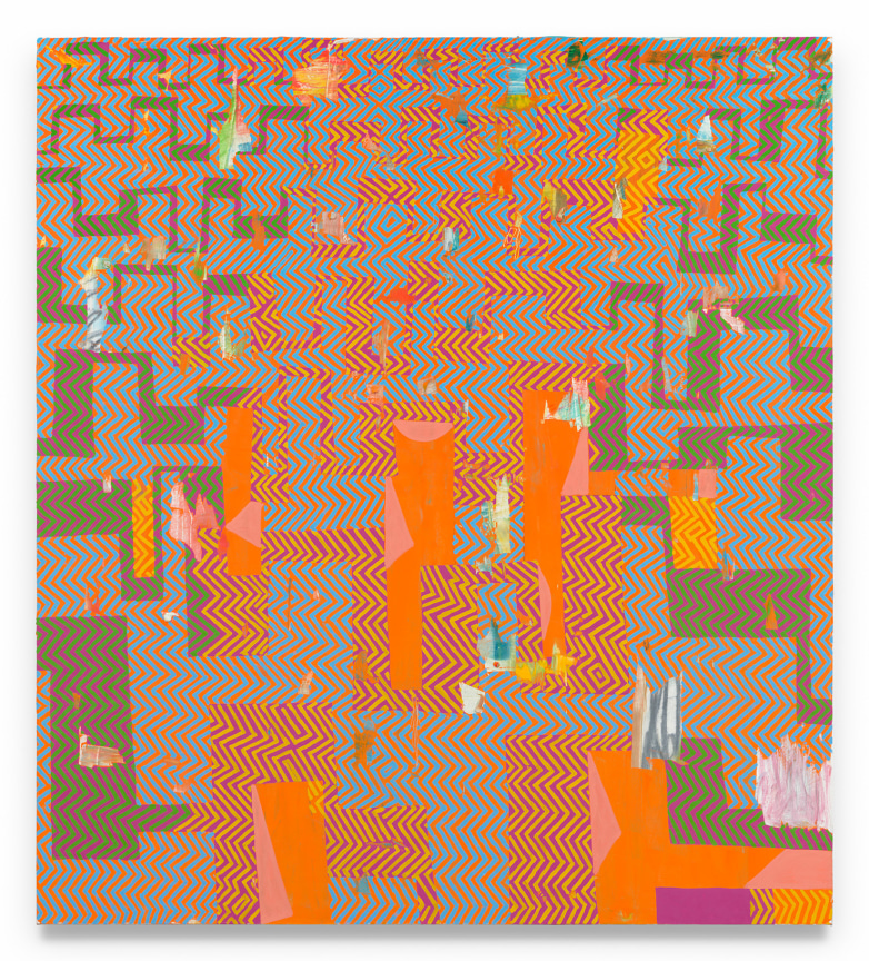 Bad Lands, 2024, Oil on canvas, 80 x 72 inches, 203.2 x 182.9 cm,&nbsp;MMG#37009