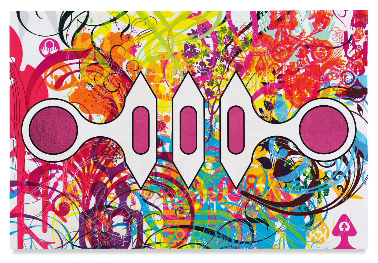 Mindscape 48, 2019,&nbsp;Acrylic and metal leaf on linen,&nbsp;24 x 36 inches,&nbsp;61 x 91.4 cm,&nbsp;MMG#31684