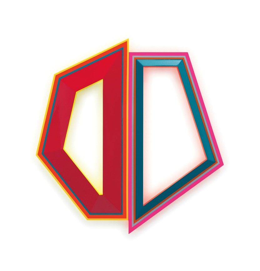 Untitled (Depression, Anxiety), 2018,&nbsp;Urethane paint on wood,&nbsp;42 x 40 x 2 inches,&nbsp;106.7 x 101.6 x 5.1 cm,&nbsp;MMG#30288