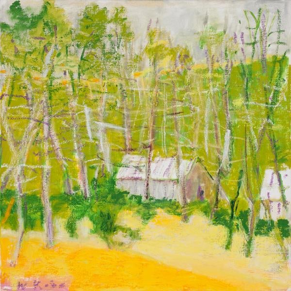 &quot;Horticulture,&quot; 2012, Oil on canvas, 24 x 24 inches, 61 x 61 cm, A/Y#20386