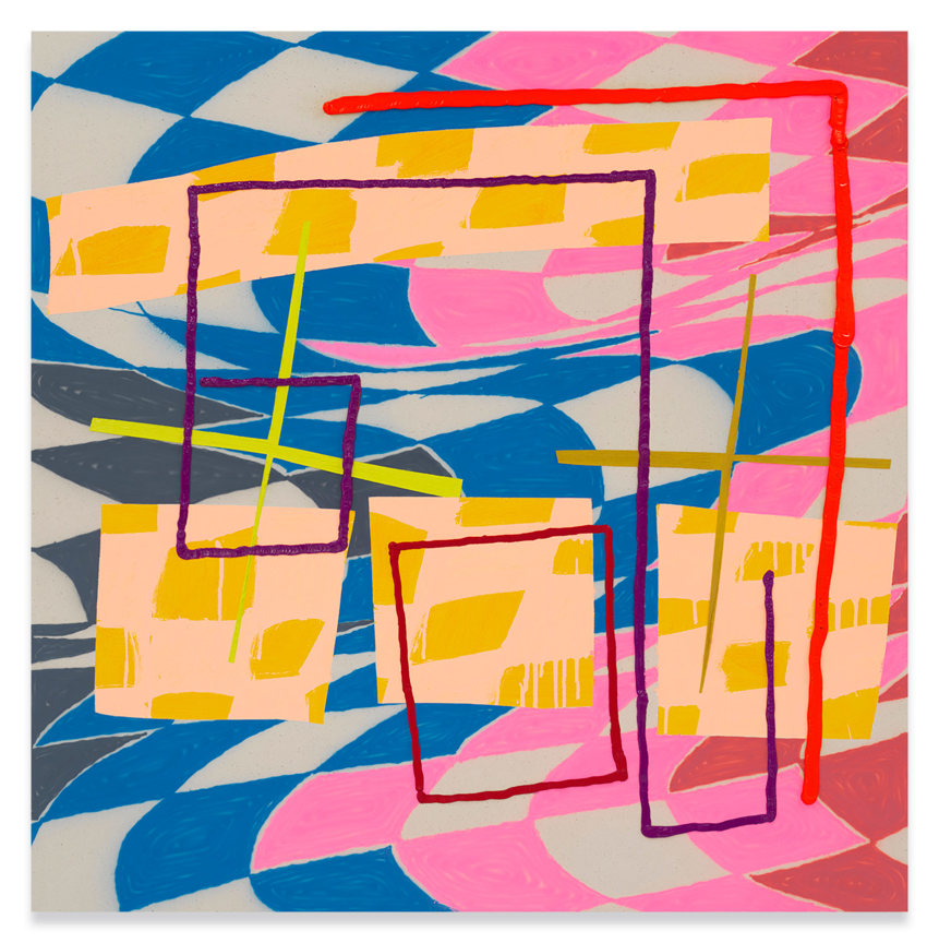 Trudy Benson,&nbsp;Have You Seen Me?, 2021, Acrylic and oil on canvas, 36 x 36 inches, 91.4 x 91.4 cm, &nbsp;