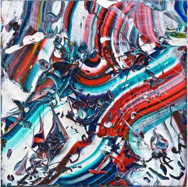 Michael Reafsnyder, Slippy, 2013, Acrylic on linen, 22 x 22 inches, 55.9 x 55.9 cm, A/Y#21550