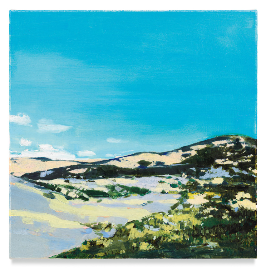 No Name (Landscape), 2019, Mixed media oil on canvas, 14 x 14 inches, 35.6 x 35.6 cm,&nbsp;(MMG#32078)