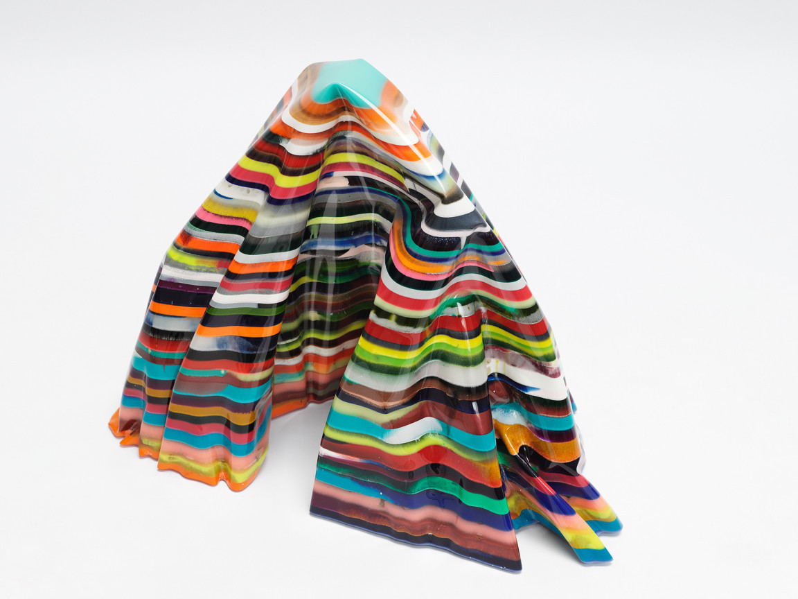 &quot;THETIMEINSIDETHESPACEAROUNDOUTSIDE,&quot; 2012, Pigments and epoxy resin, 19 x 27 x 16 inches, 48.3 x 68.6 x 40.6 cm, A/Y#20430