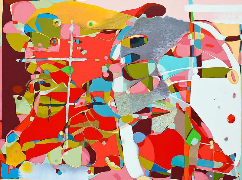 BRAD EBERHARD, &quot;The Vision after the Sermon,&quot; 2011, Oil and gesso on canvas, 36 x 48 inches, 91.4 x 121.9 cm, A/Y#20239