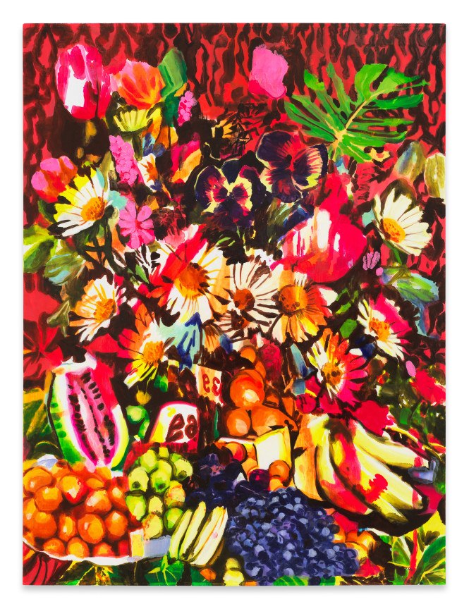 Wasn&#039;t That a Time, 2024, Acrylic, spray paint, photo transfer, and oil on canvas, 40 x 30 inches, 101.6 x 76.2 cm,&nbsp;MMG#36726