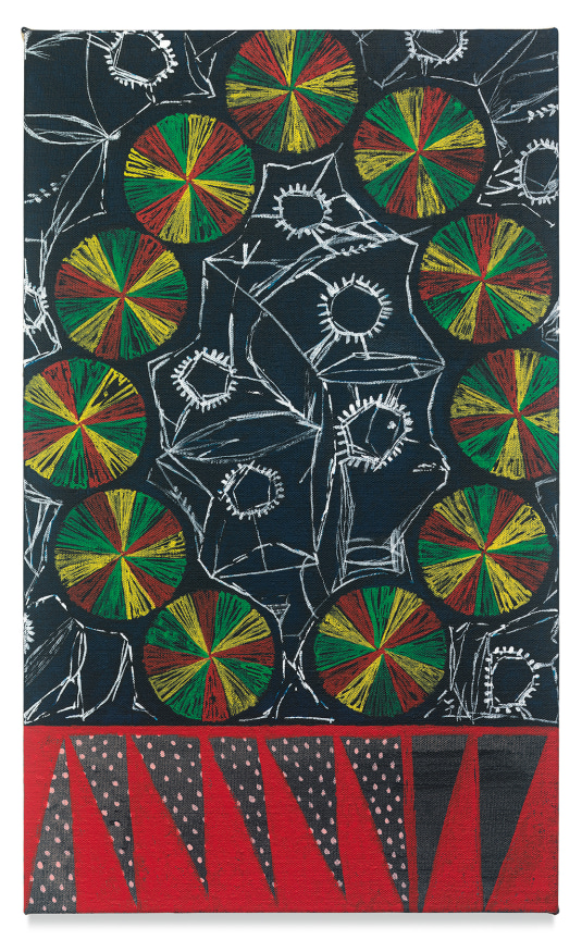 untitled #1117, 2018, Acrylic on linen, 20 x 12 inches, 50.8 x 30.5 cm,&nbsp;MMG#31867