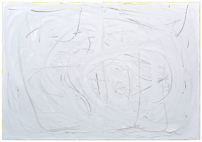 Movement (Seated figure with Yellow Edges), 2015, Oil on linen, 59 x 84 inches, 149.9 x 213.4 cm, A/Y#22364