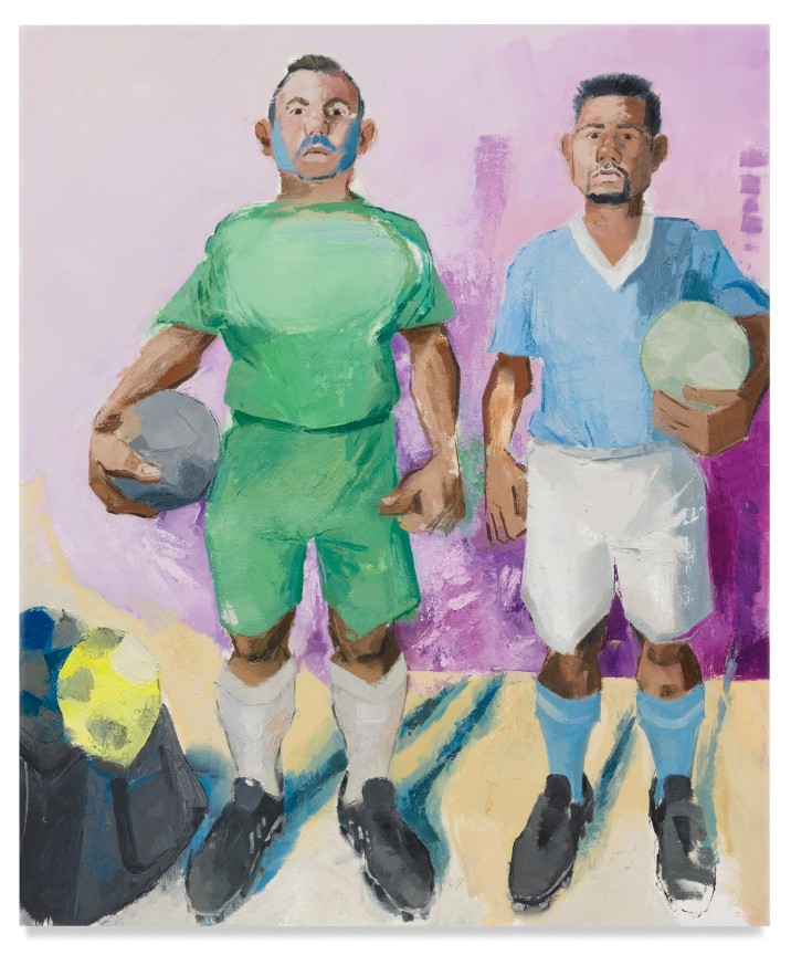 Gabriel &amp;amp; Francisco, 2020, Oil on canvas, 72 x 60 inches, 182.9 x 152.4 cm