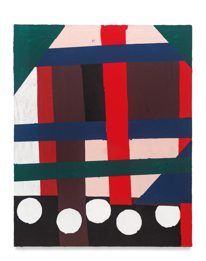 Riff Raff, 2022, Acrylic and marble dust on canvas, 60 x 48 inches, 152.4 x 121.9 cm, MMG#35087