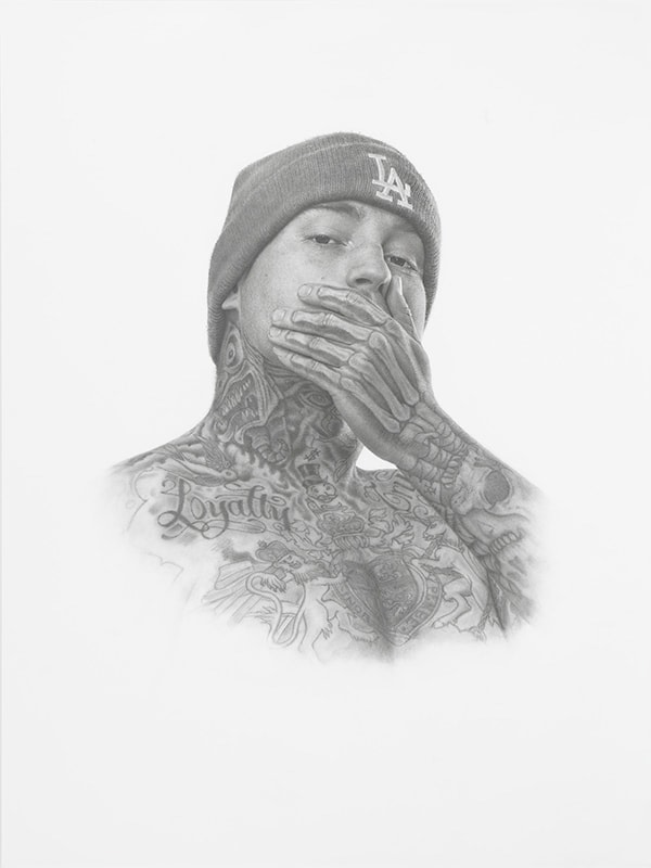 Patrick Lee,&nbsp;Loyalty and Trust, 2018,&nbsp;Graphite on paper,&nbsp;30 x 40 inches,&nbsp;76.2 x 101.6 cm, MMG#29673