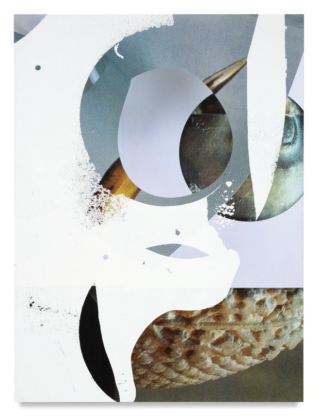 Kevin Appel, Composite 32 (nightfall), 2017, Oil and UV cured ink on aluminum