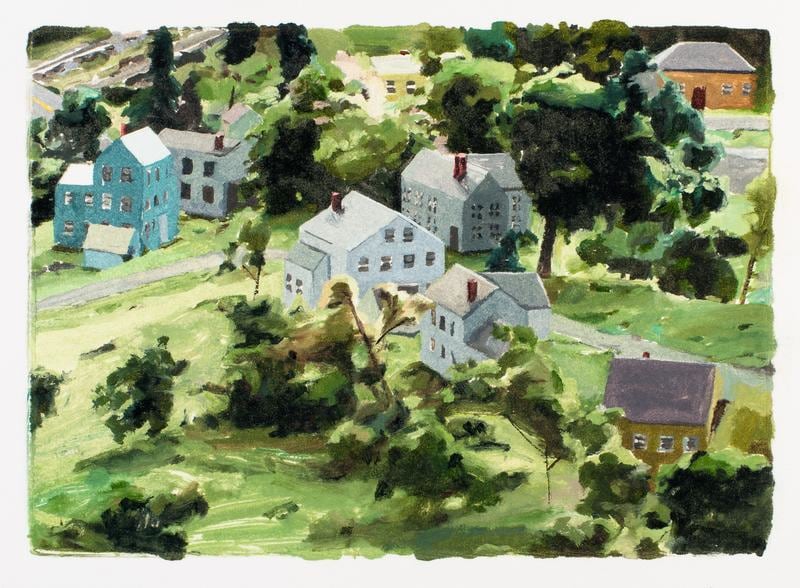 Early Hours, 2015, Monotype, 5 x 7 inches, 12.7 x 17.8 cm, AMY#28295