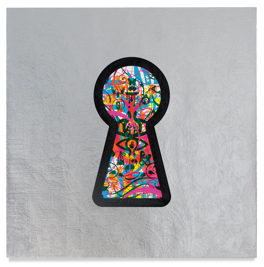 Mindscape 31, 2019,&nbsp;Acrylic and metal leaf on linen,&nbsp;24 x 24 inches,&nbsp;61 x 61 cm,&nbsp;MMG#31667