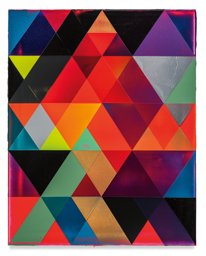 Castle Mind, 2021, Acrylic on linen, 29 1/2 x 23 5/8 inches, 75 x 60 cm, MMG#32774