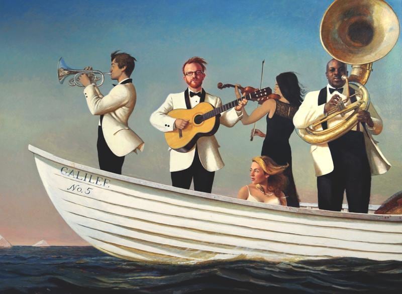 Bo Bartlett, Galilee, 2014, Oil on linene, 80 x 120 inches, 203.2 x 304.8 cm, A/Y#21870