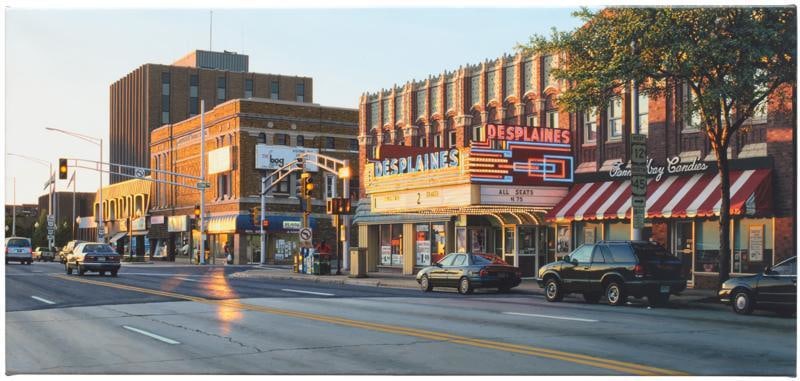 Davis Cone, Desplaines, 1999, Acrylic on canvas, 11 1/2 x 22 1/2 inches, 29.2 x 57.2 cm, A/Y#21872